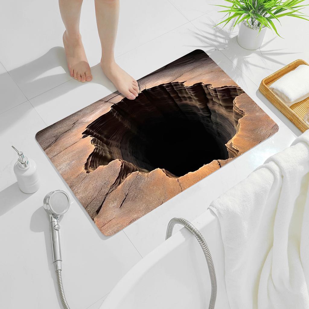 3D Optical Illusion Rug Washable Illusion Carpet for Door Entrance Living Room Or Area Decoration