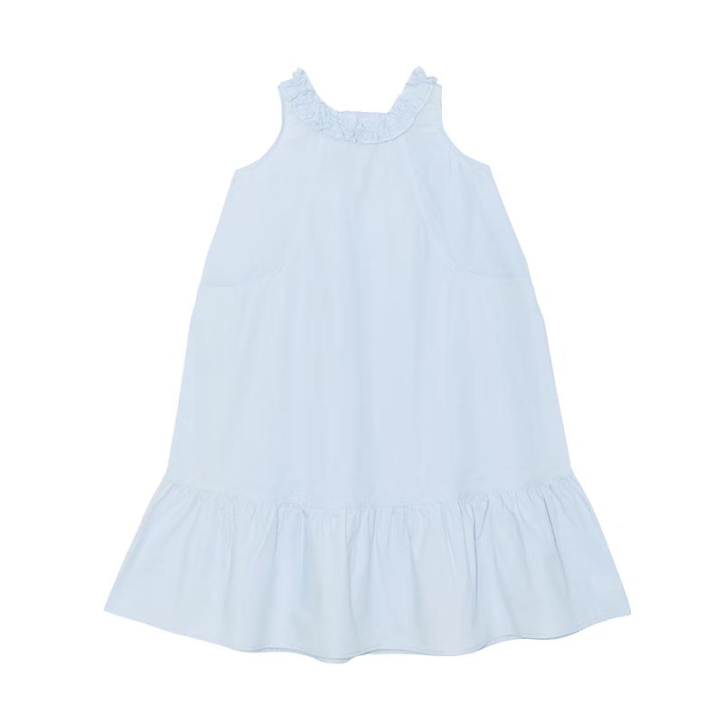Fulomi Girls Korean Style Sleeveless Summer Dress 120