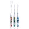 Skater Toothbrush, Soft Clear, Set of 3, for Preschoolers (Ages 3-5), Shinkalion World, Boys (TBCR5T)