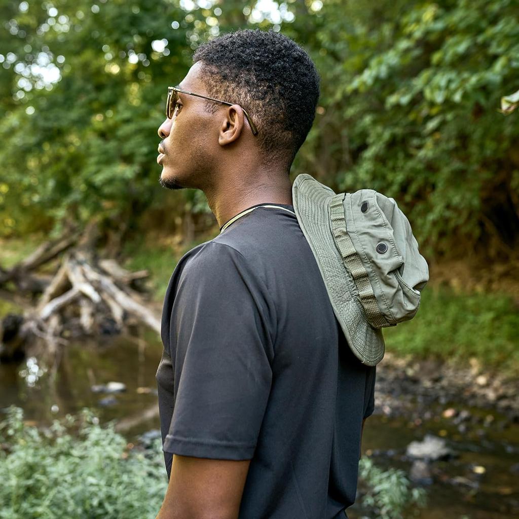 Propper Boonie Sun Size Green Men's Hat, 100% Cotton, 7.5,