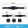 EMS Abdominal Toning Belt Muscle Stimulator Calories Display Abs Trainer Muscle Toner Body Shaping Massager Fat Burn Lose Weight