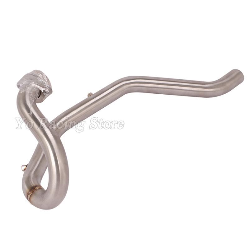 Slip On For Yamaha Tricker XG250 XG 250 Motorcycle Exhaust Escape System Front Link Pipe Connect Original Moto Muffler Tube