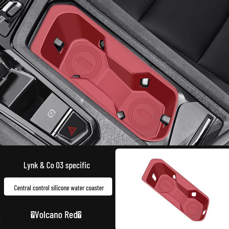 Lynk & Co 03 Door Storage Box Silicone Mat for Window Lift Button Protection
