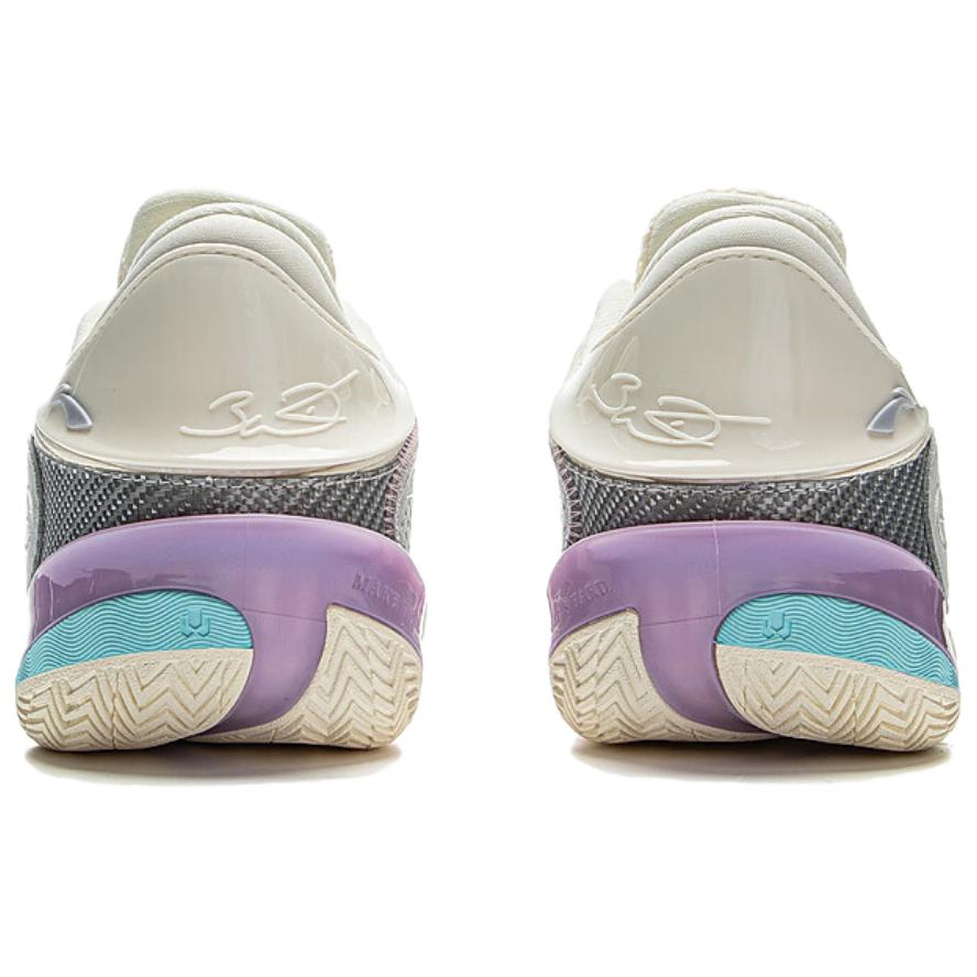Li Ning Wade 808 5 Ultra Cotton Candy Herre Basketballsko Beige ABAV015-4