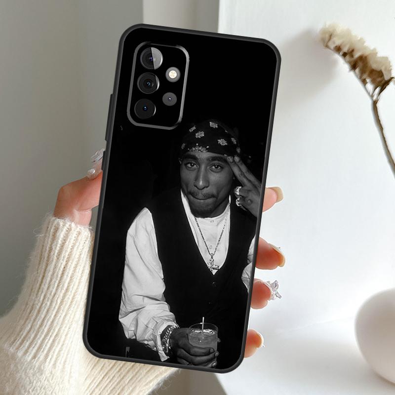 Rapper 2pac Singer Tupac Case For Samsung Galaxy A52 A32 A12 A16 A26 A36 A56 A15 A35 A55 A34 A54 A13 A33 A53 A17 A06