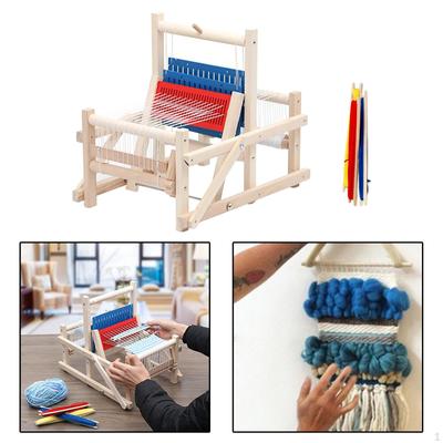 Holz Webstuhl Spielzeug Handwerk Strickmaschine Kinder pädagogisches Spielzeug