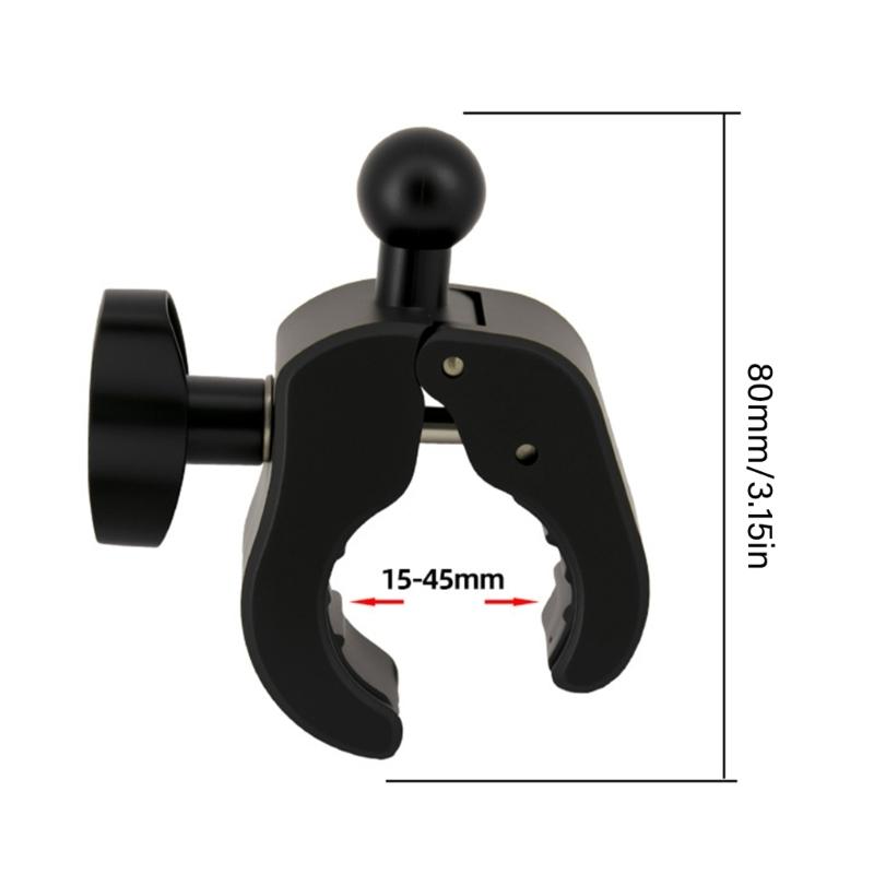360 Degree Rotates 17.4mm Ball Head Adapters Plastic for Connecting Phone Clamps Tablet Holders On Bikes Motorcycles Desks
