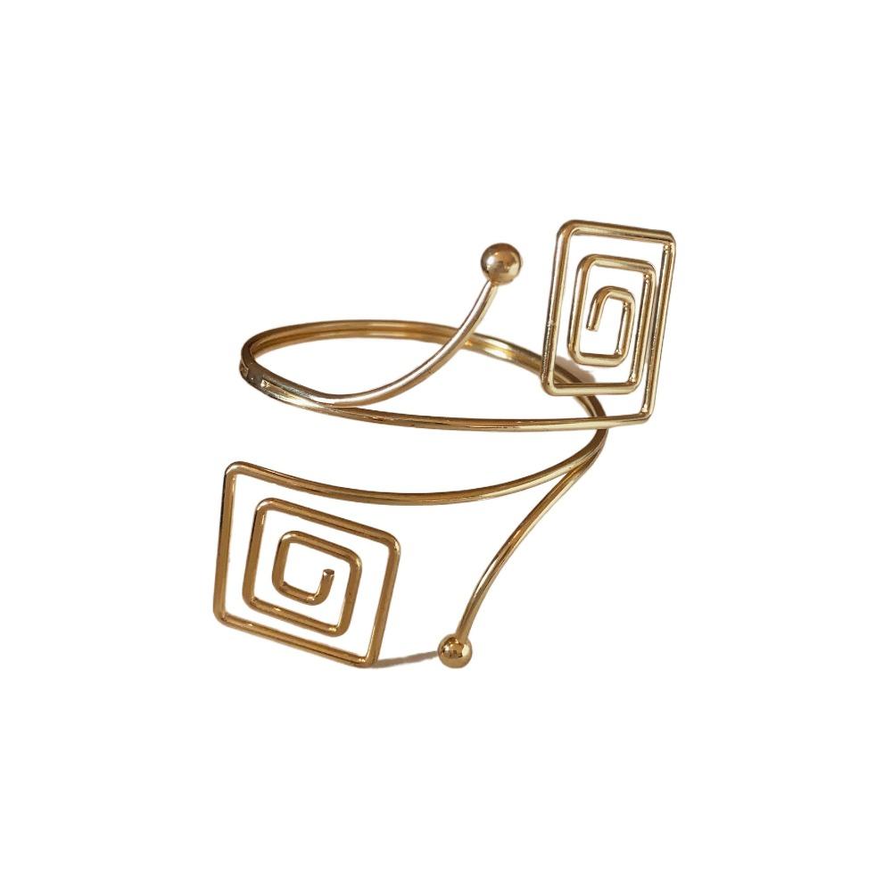Adjustable Opening Cuff Bracelets Zinc Zinc Alloy Circle Upper Arm Bracelet Star Armband Arm Chain  Girls