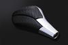 LANBO Shift Knob for Prius 50 Customizable Black Leather with Piano Black Replacement (ZVW50/ZVW55), Parts, Dress-Up, Finish, 6mm, Part, LSK06R-1