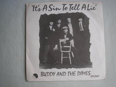 7inch Record BUDDY & THE DIMES - It's A Sin To Tell A Lie EMI2440PROMO EMI 1976 UK Pop Used