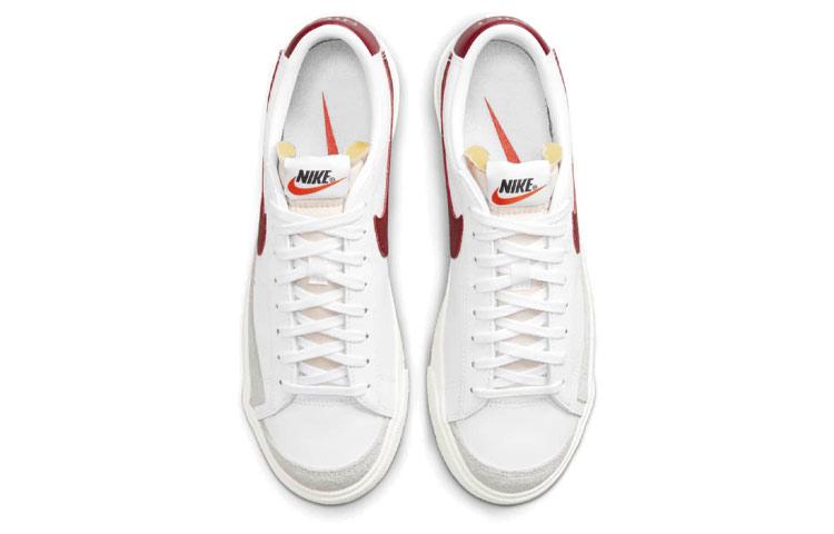 Nike Blazer Low 77 White Team Red Women's DC4769-104