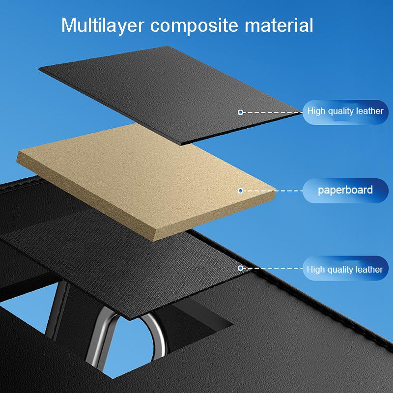 Car Trunk Organizer Storage Box PU Leather Vehicle Folding Collapsible Cargo Boot Organiser Box For SUV MPV Auto Seat Back Box