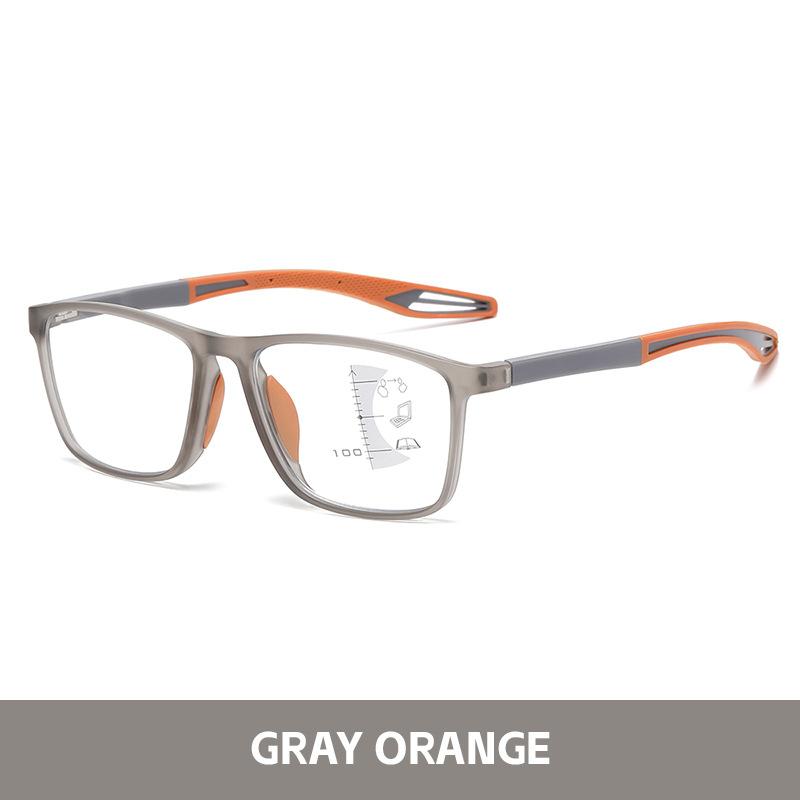 Spring Foot Sports Reading Glasses Anti-Blue Light Far And Near Progressive Multi-Focus Looking Far And Near Reading Glasses