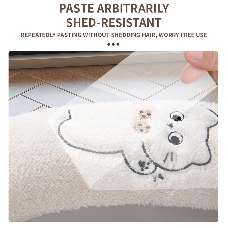 Zimowa Pogrubiona Pluszowa Nakładka na Sedes Domowa Uniwersalna Styl Samoprzylepna Stała Ciepła Pokrowiec na Sedes