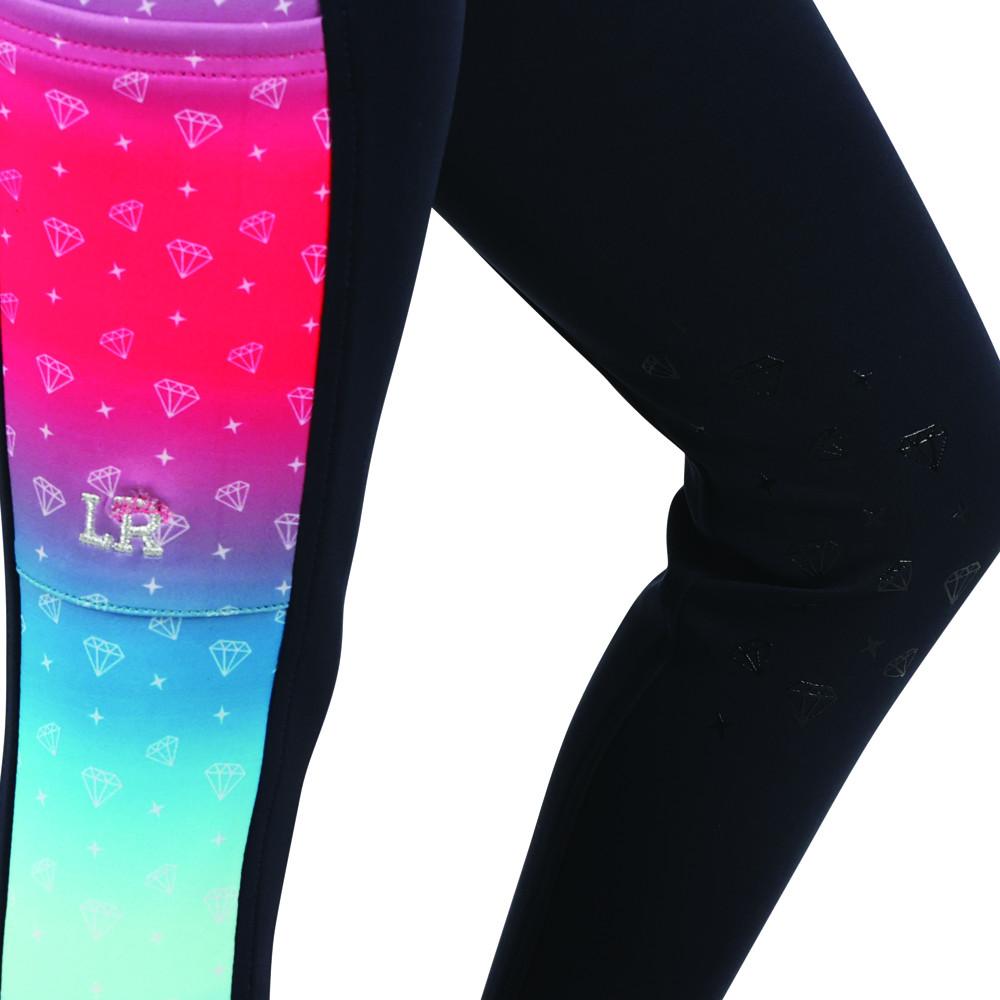 Little Rider Girls Dazzling Diamond Horse Riding Tights