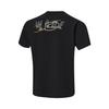 Li Ning Hall Of Fame Series Wade stampato girocollo manica corta T-shirt unisex Tops Nero AHST939-2
