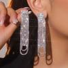 Fashion Versatile Long Claw Chain Earrings