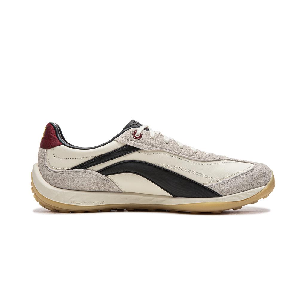 Li-Ning Heart Flow Versatile Simple Durable Lightweight Low-Top Casual Shoes Unisex Casual Shoes Light-Gray AGCW002-1