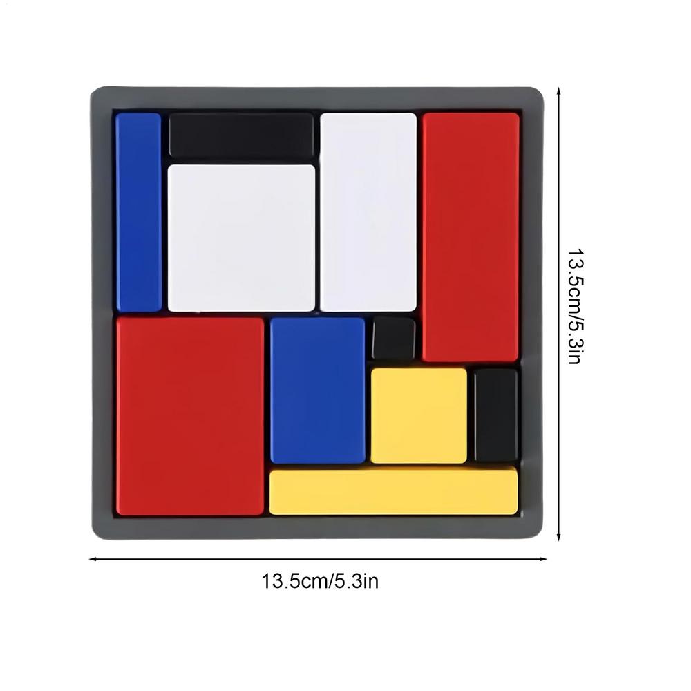 Brain Teaser Logic Puzzle Intelligence Development Toy with 88 Challenges Mind Challenge Puzzles Blocks for Kids Adults Home разноцветный