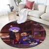 The Owl House pattern round rug,Carpet Rug for Living Room Bedroom Playroom ,Non-slip Floor Mat,Holiday Gifts and Birthday Gifts.