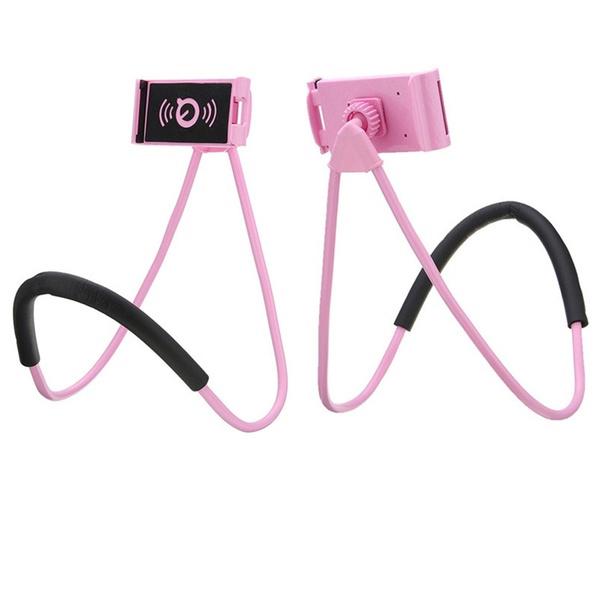 Mobiltelefonholder Fleksibel Hengende Hals Lat Halskjedeholder Seng 360 Graders Telefonholder