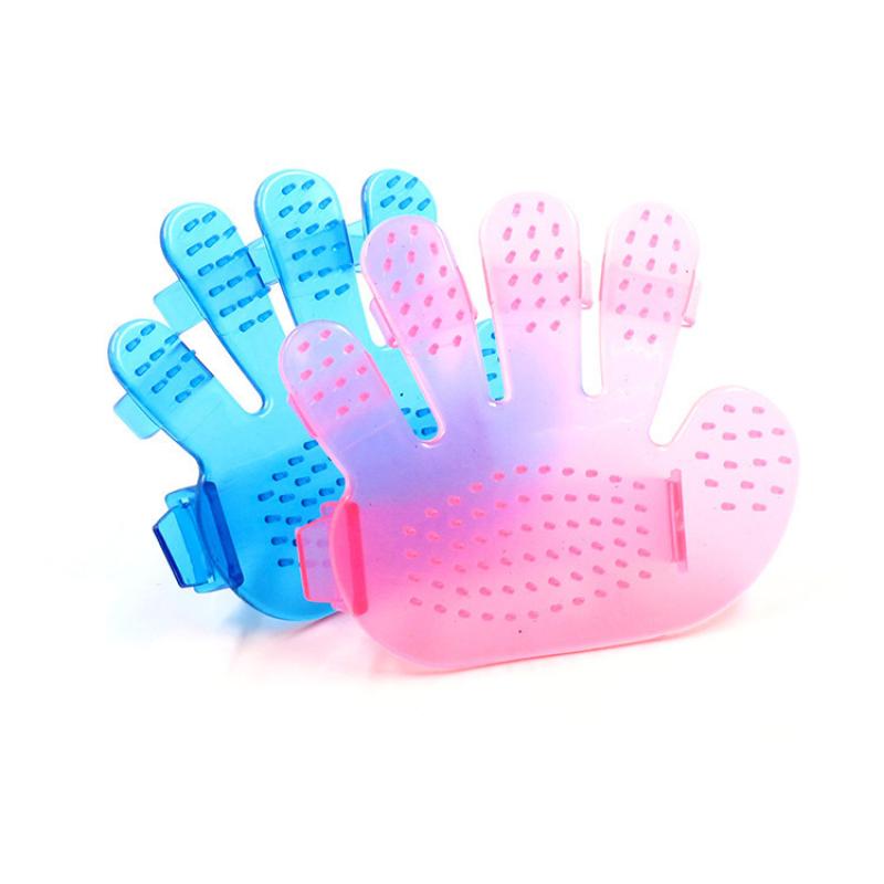 Pet Grooming Bath Brush Five Finger Palm Washing Glove For Cat Dog Hair Massage Pet Cleaning Supplies