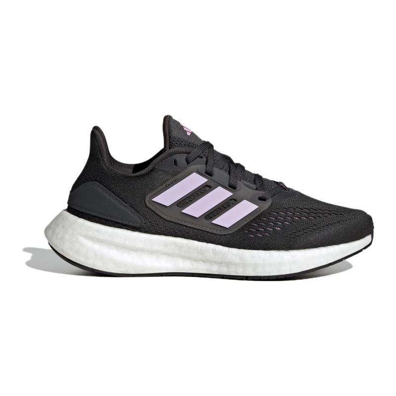 Adidas Pureboost 22 Anti Kick And Abrasion Resistant Low Top Kids' Running Shoes Black Purple Kids' Sneakers IF5550