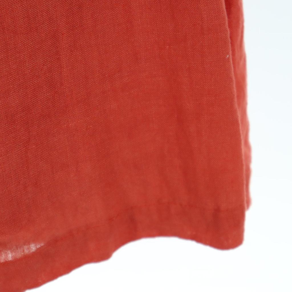 ICHI Antiquites Maxi Length Skirt Orange Women Used