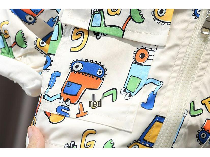 Modna koreańska wiatrówka dla dzieci: Modna Kurtka Wiosenno-Jesienna 2023 dla Chłopców i Dziewcząt