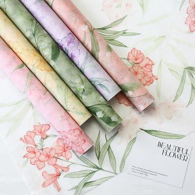 5 Yards/Rolle Florales Verpackungspapier Futterpapier für Blumengeschäfte Florale Materialien Kunstdruck Geschenkpapier