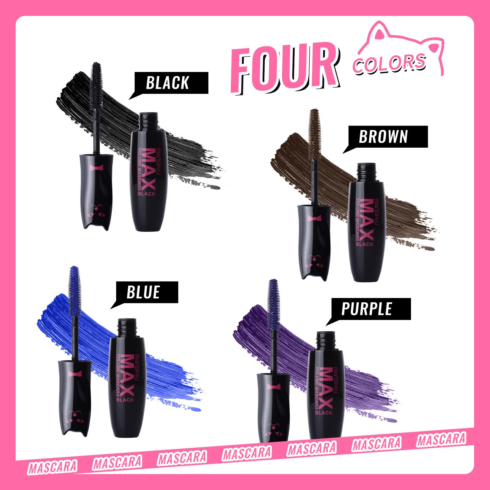 

Длинная керлинговая тушь для ресниц, водонепроницаемая, удлиняющая объем, несмазывающаяся ресницы, макияж глаз