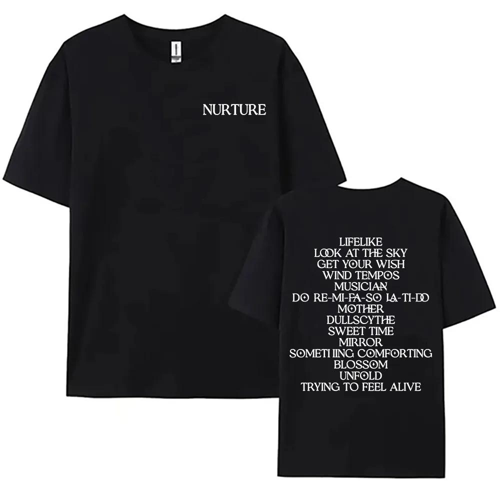 Nature Album Printing T-shirt Porter Robinson T Shirt for Fans Short Sleeve Cotton Soft Streetwear Graphic Clothing Women Tees XS чёрный
