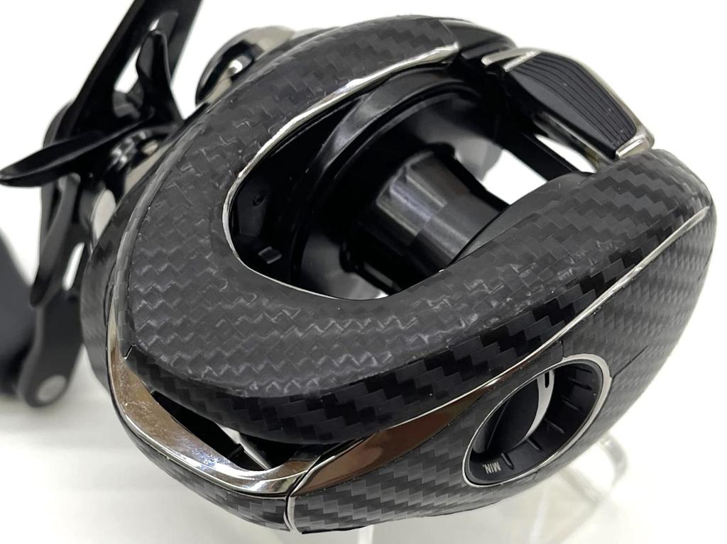 CUSTOM YOROI Custom Decal for 21 Antares DC and 22 Exsence DC Baitcasting Reels SEAT.JP (Black, Right-Handed)