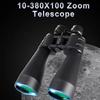 10-380x100 Powerful Binoculars Long Range Telescope Zoom Hd Bak4 High Magnification Professional Monocular For Tourism