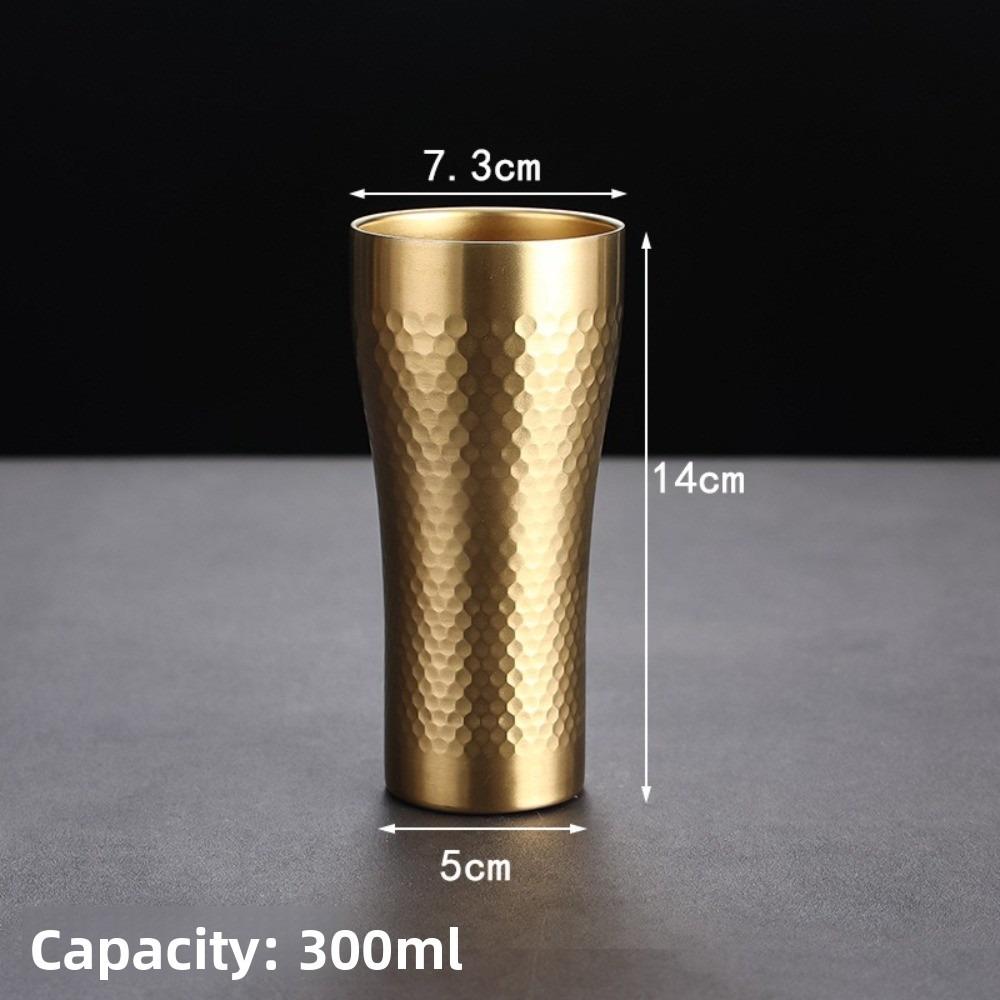Double-Wall Beer Cups Stainless Steel Juice Tea Cup New Cold Water Drinks Cup Kitchen