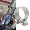   Exhaust Band   Clamps Rustproof Muffler Clamp High Hardness for Downpipe Header Manifold