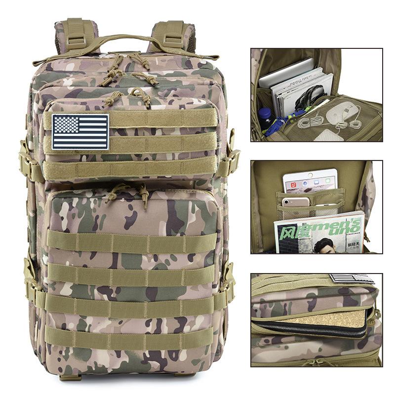 Men's Outdoor Ultra Light Sports 3D Bag Travel Wild Camping Mountaineering Backpack Camouflage Backpack