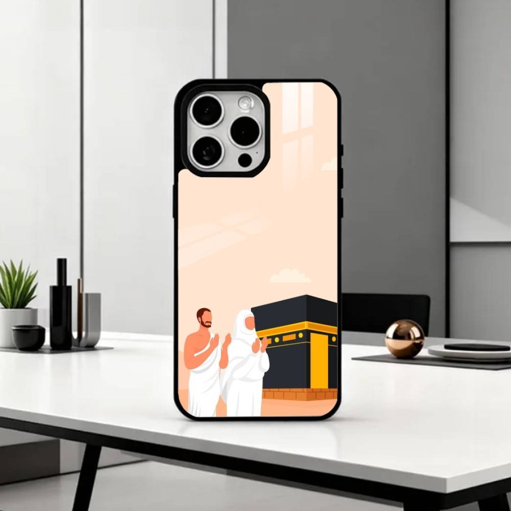 I-IN Mecca Pilgrims Art   Phone Case For iPhone17,16,15,14,13,12,11 Plus,Pro Max Magnetic For Magsafe Wireless Charging