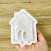 Birds House Hanging Silicone Mould Hanging Ornament Castings Molds Decorative Plasters Molds for Holiday Decorations