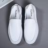 Mode Neue Herren Leder Slipper Mode Slip On Bequeme Freizeitschuhe Fahrschuhe Mokassins Atmungsaktive Walking Sneakers Business Hombre