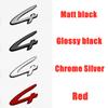 AABKP1 3D New Energy Letters 4 S ABS Letter Rear Tail trunk Decals Emblem Badge Sticker For Porsche 911 992 991 996 997 Macan Taycan