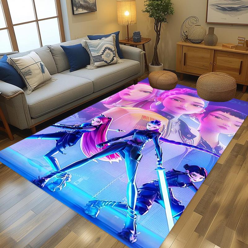 Golden Hustle: Elegance Motion Carpet Living Room and Bedroom Mats Suitable for All Seasons Bathroom Mat Fashion Dormitory Decoration