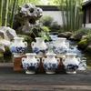 Decorations Antique Shelves Blue and White Porcelain Collect Ornaments Tabletops Ceramics Gift Small Vases Chinese Style 1PC