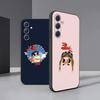 R-Red Pig Phone Case For Samsung A56 A36 A26 A16 A15 A25 A35 A55 A14 A34 A24 A54 Black Soft Shell