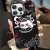 Anime B-Bloody Bunny Phone Case For IPhone 17 16 15 14 11 12 13 Pro Max Plus Pro Colored Silver Cover