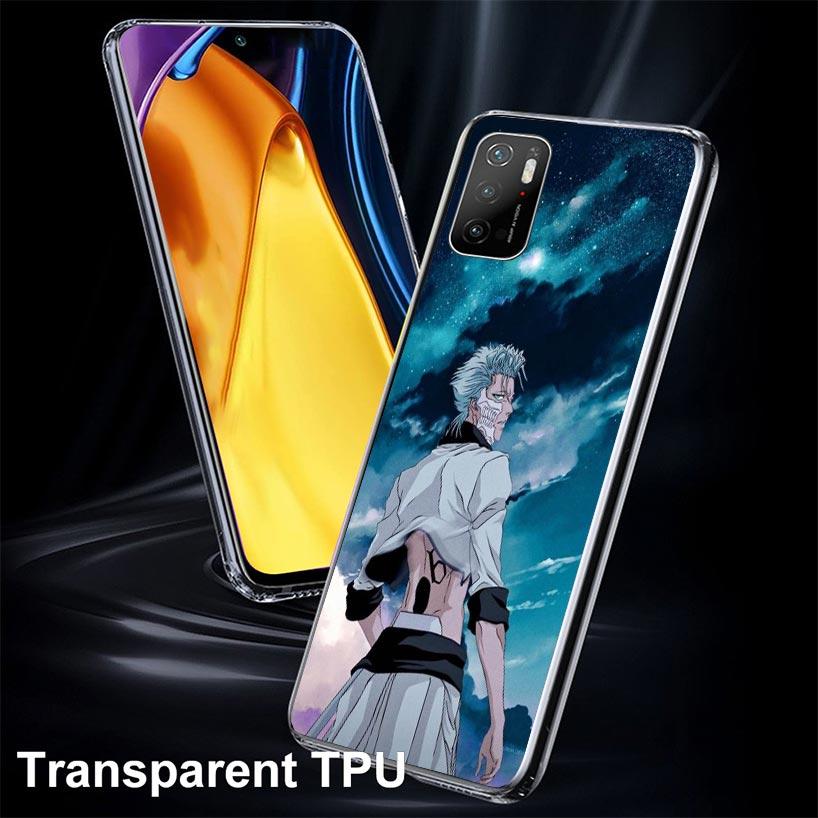 Bleach Grimmjow Case Phone Cover for Xiaomi Redmi Note 10 9 9S 8 8T 7 5 Pro Mi 12T 11T 10T 9T 12 11 Lite A3 A2 Trend Fundas Mi 1
