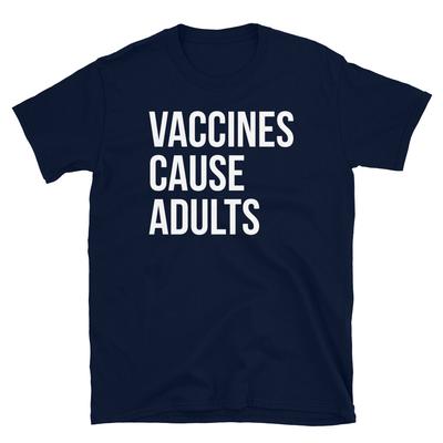 Wissenschaft Forschung Arzt Krankenschwester Impfstoffe Ursache Erwachsene Kurzarm Unisex T-Shirt