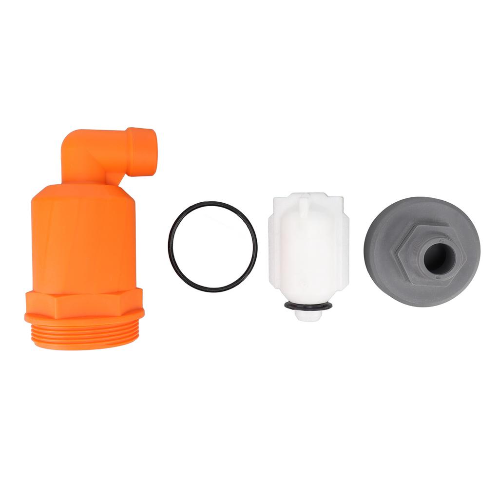 Πορτοκαλί Αυτόματη Βαλβίδα Αερισμού Υψηλής Σκληρότητας Μεγάλη Παροχή Βαλβίδα Αερισμού PP Κορυφαία G1/2