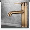 TLXT Vintage Brass Basin Mixer Faucet