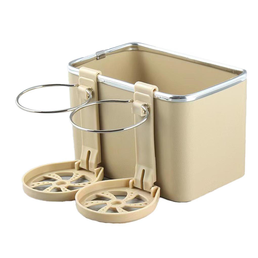 

Подлокотник автомобиля Ящик для хранения Складной держатель для воды Кошелек Внутренний Хаки хаки